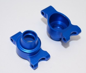 GPMTT022B  Aluminium Radträger hinten blau GPM Tamiya TT01